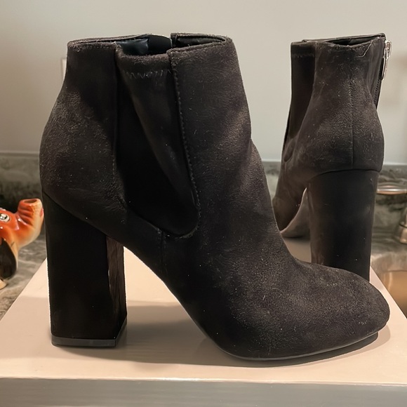 Marc Fisher - Black Fabric Booties - Picture 2 of 7